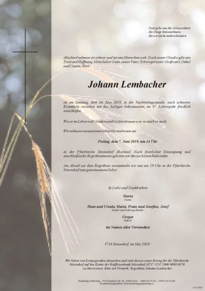 Johann Lembacher