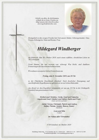 Hildegard Windberger