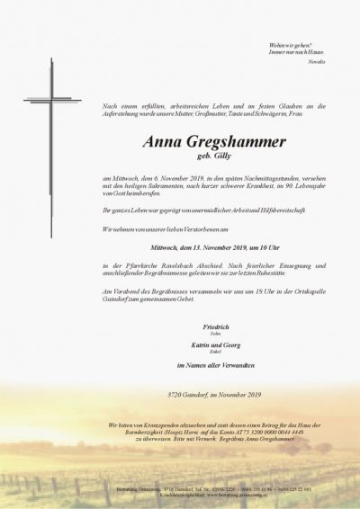 Anna Gregshammer