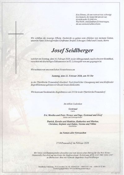 Josef Seidlberger