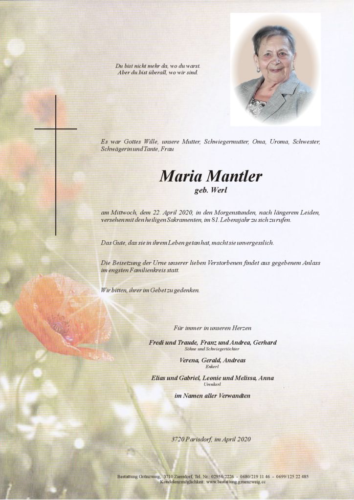 Maria Mantler