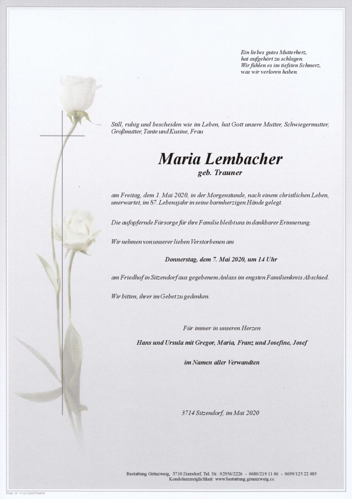 Maria Lembacher