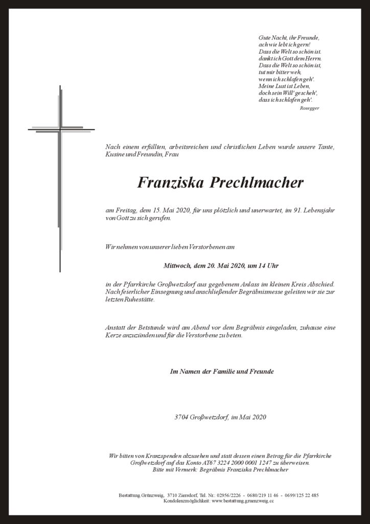 Franziska Prechlmacher