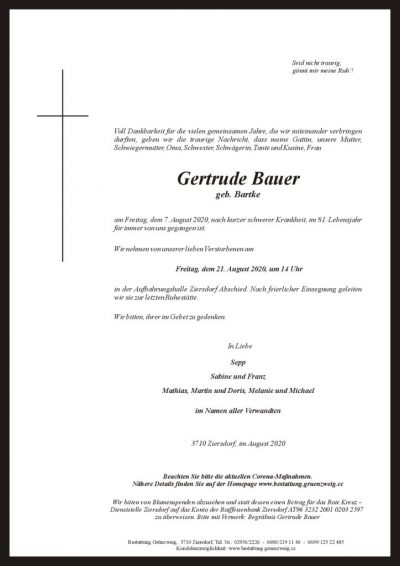 Gertrude Bauer