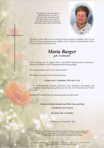 Maria Burger