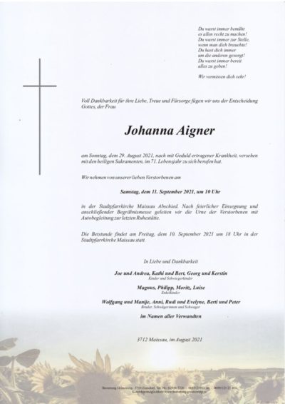 Johanna Aigner