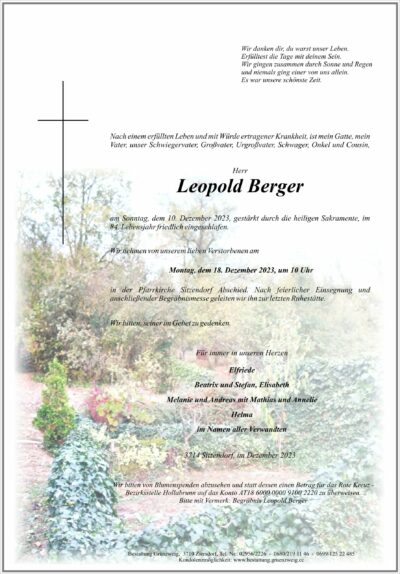 Leopold Berger