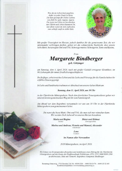 Margarete Bindberger