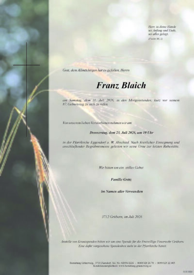 Franz Blaich