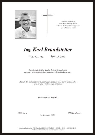 Ing. Karl Brandstetter