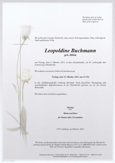 Leopoldine Buchmann