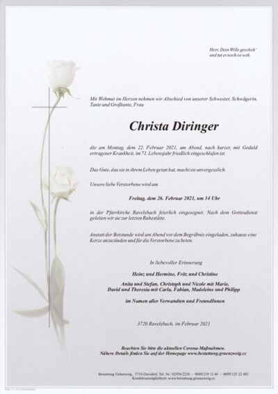 Christa Diringer