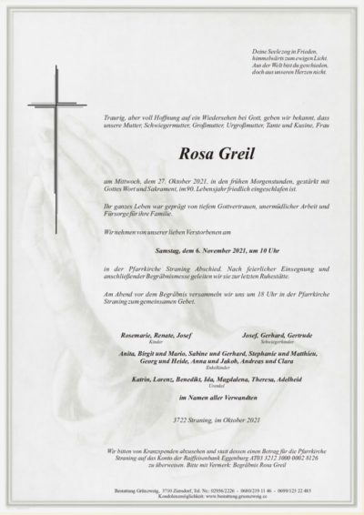 Rosa Greil