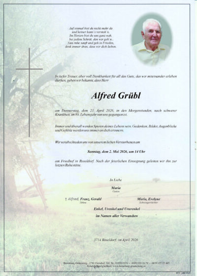 Alfred Grübl
