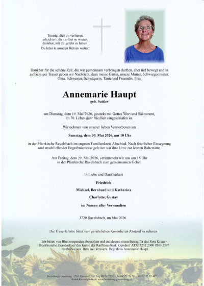 Annemarie Haupt