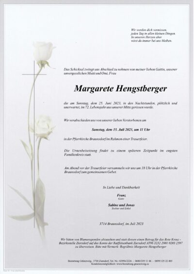 Margarete Hengstberger