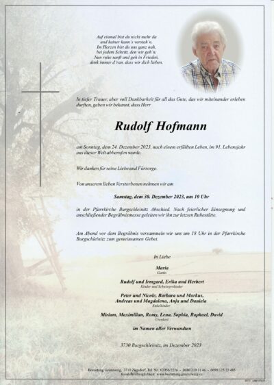 Rudolf Hofmann