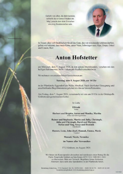 Anton Hofstetter