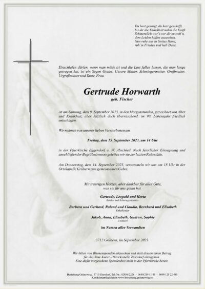 Gertrude Horwarth