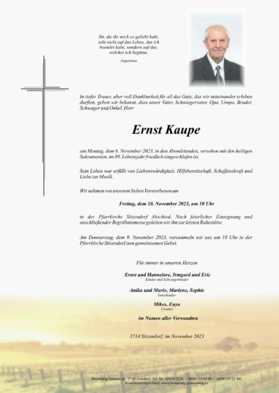 Ernst Kaupe