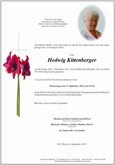 Hedwig Kittenberger