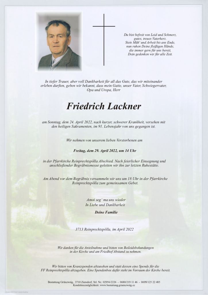 Friedrich Lackner