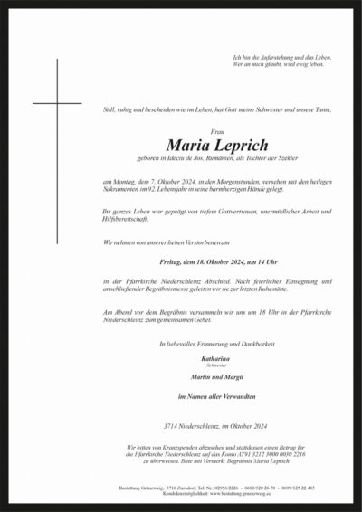 Maria Leprich