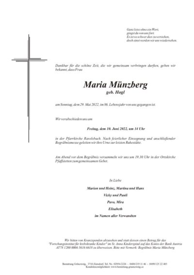 Maria Münzberg