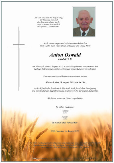 Anton Oswald
