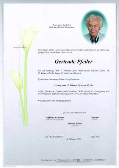 Gertrude Pfeiler