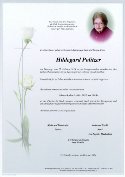 Hildegard Politzer