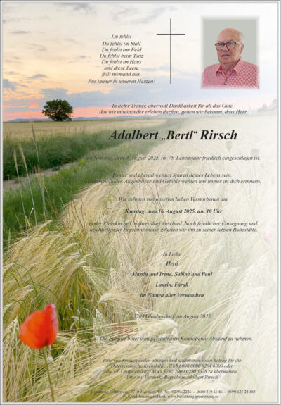 Adalbert „Bertl“ Rirsch