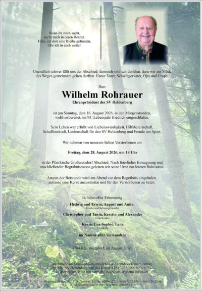 Wilhelm Rohrauer