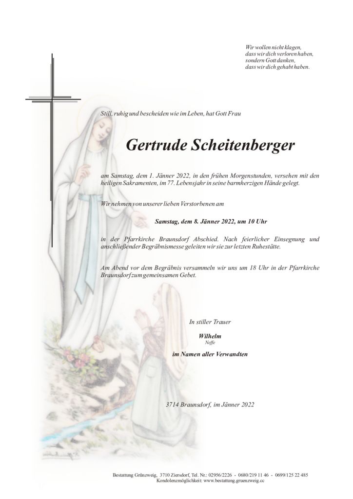 Gertrude Scheitenberger