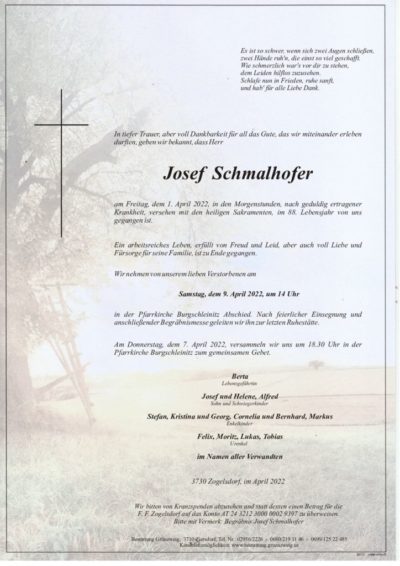 Josef Schmalhofer