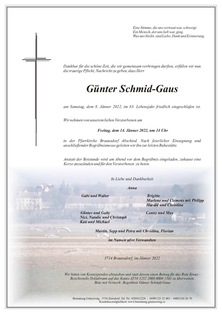 Günter Schmid-Gaus