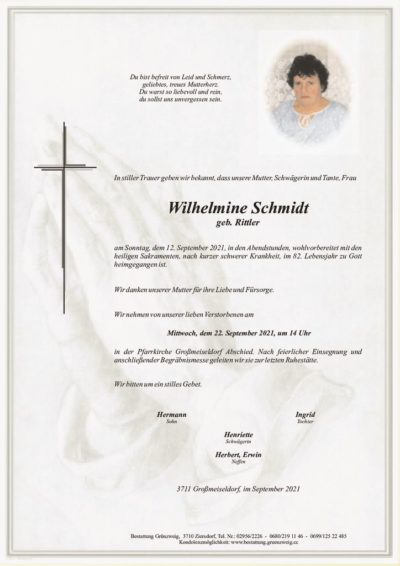 Wilhelmine Schmidt
