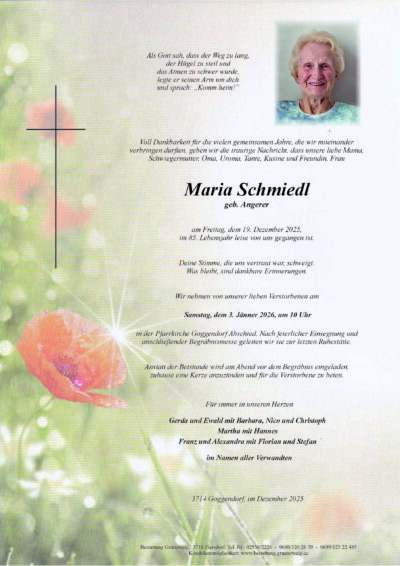 Maria Schmiedl