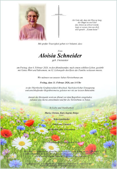 Aloisia Schneider
