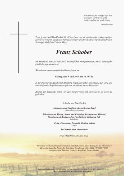 Franz Schober