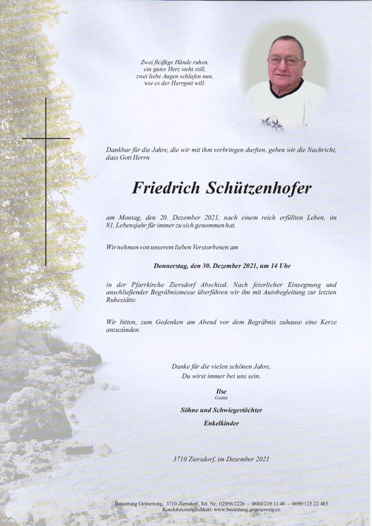 Friedrich Schützenhofer