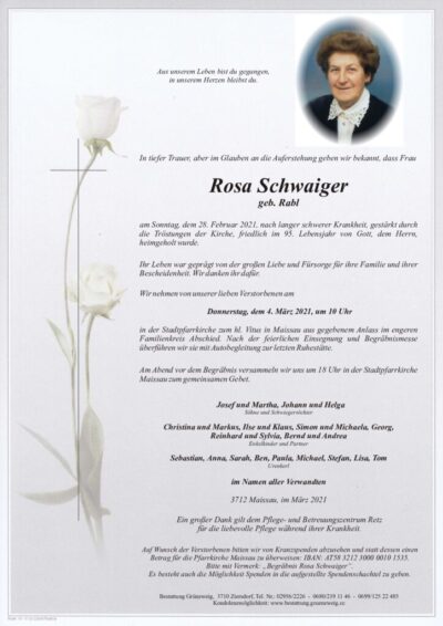 Rosa Schwaiger
