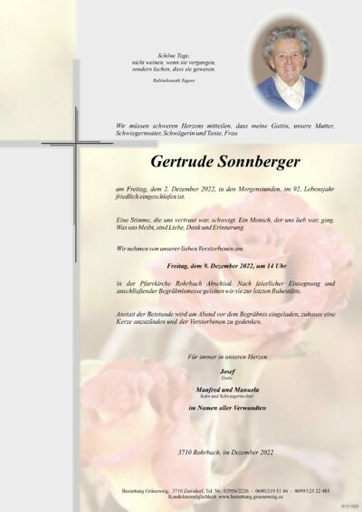 Gertrude Sonnberger