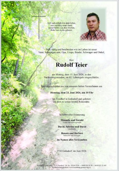 Rudolf Teier