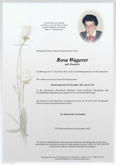 Rosa Wagerer