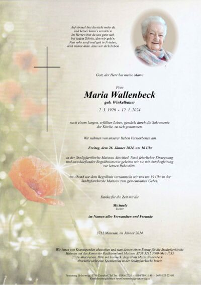 Maria Wallenbeck