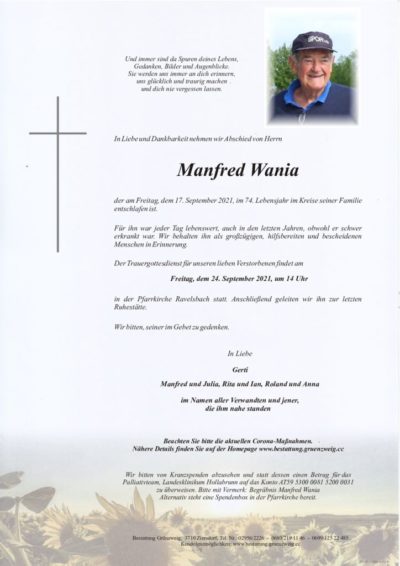 Manfred Wania