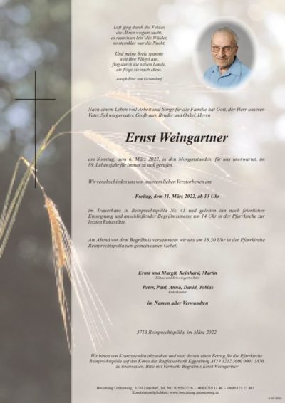 Ernst Weingartner