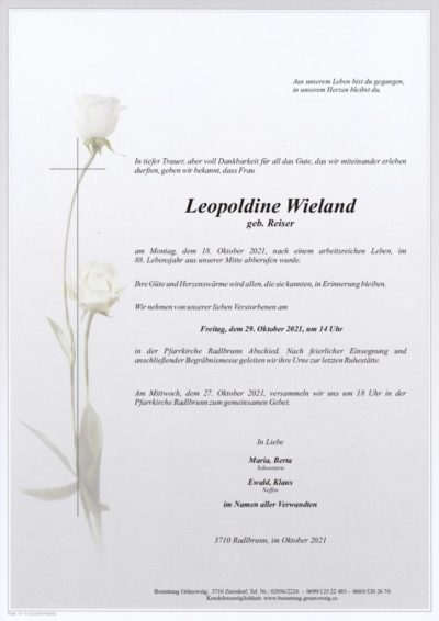 Leopoldine Wieland