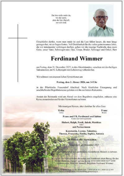 Ferdinand Wimmer